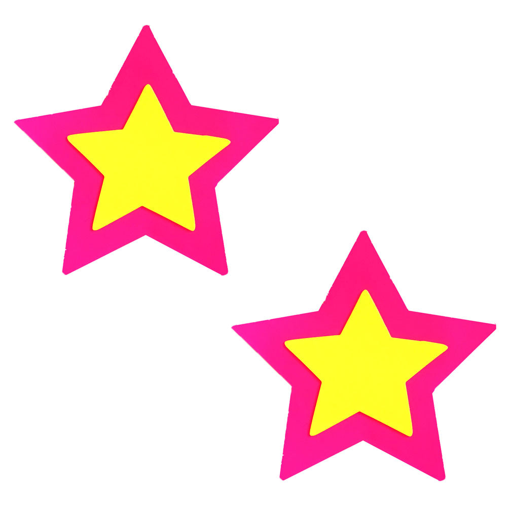 Neon AF Starburst Nipztix: Retro-Throwback Pasties for a Confident, Sexy You!