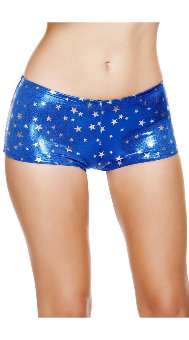 Silver Stars Boy Shorts