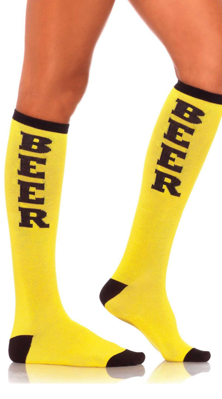 Beer Run Knee High Socks - ElegantStripper