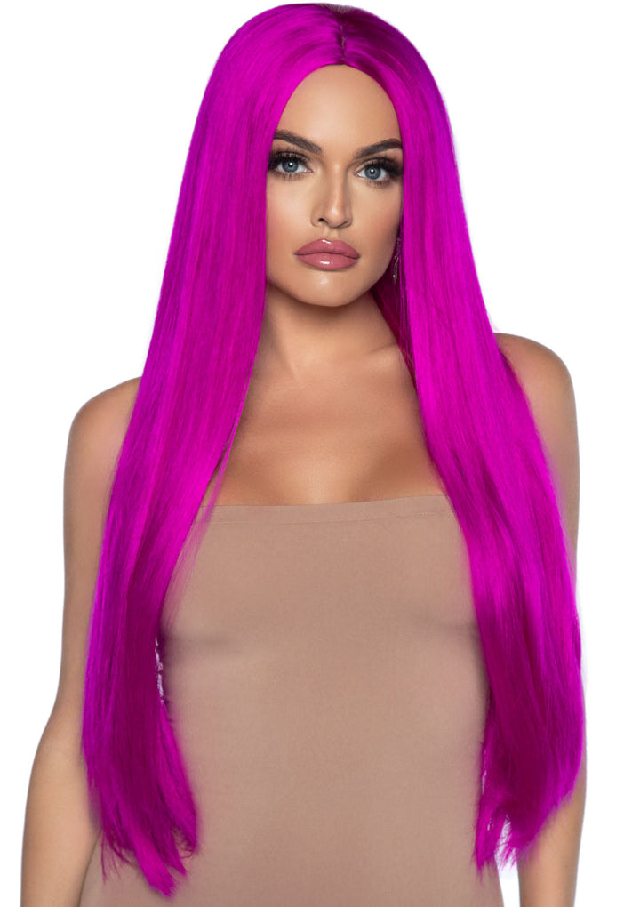 Leg Avenue 33" Long Straight Center Part Wig: Feel Fabulous and Turn Heads!