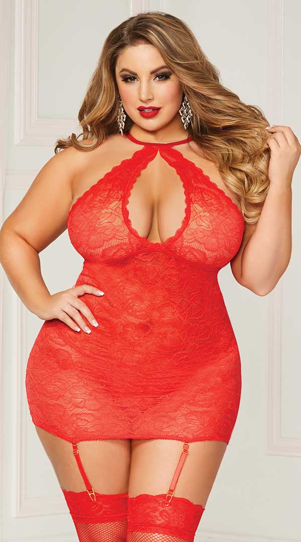 Lace Halter Chemise