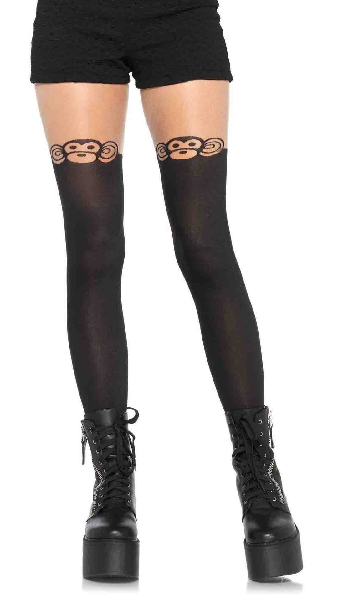 Monkey Business Opaque Pantyhose