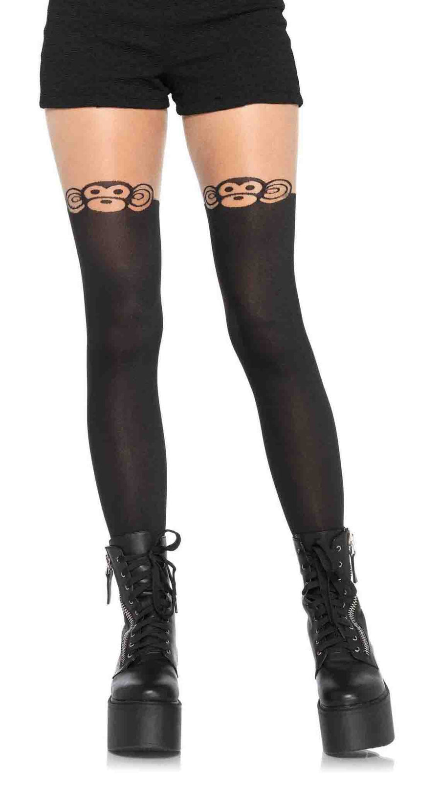 Monkey Business Opaque Pantyhose