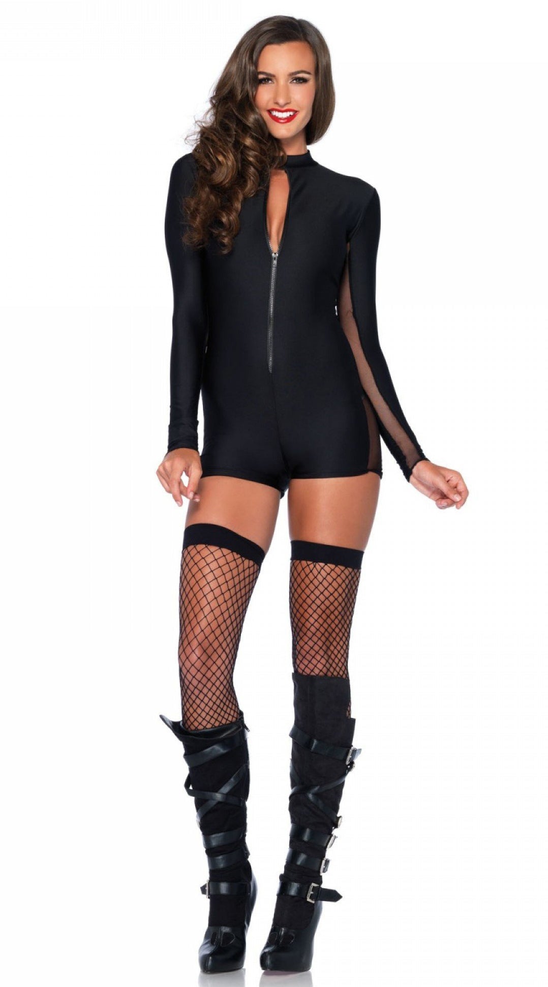 Zipper Front Romper