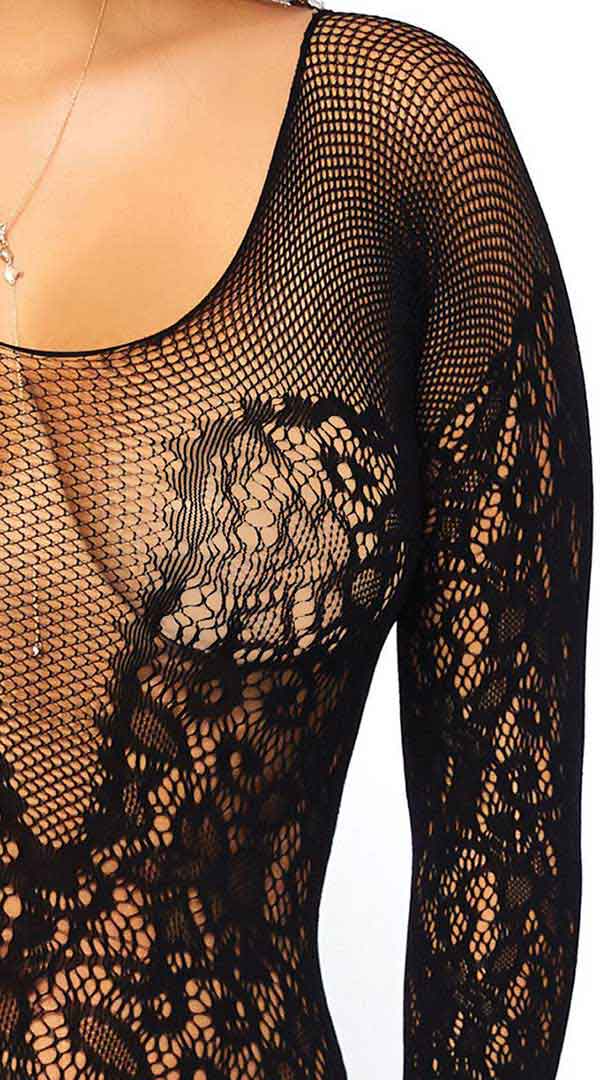 Vine Lace Bodystocking