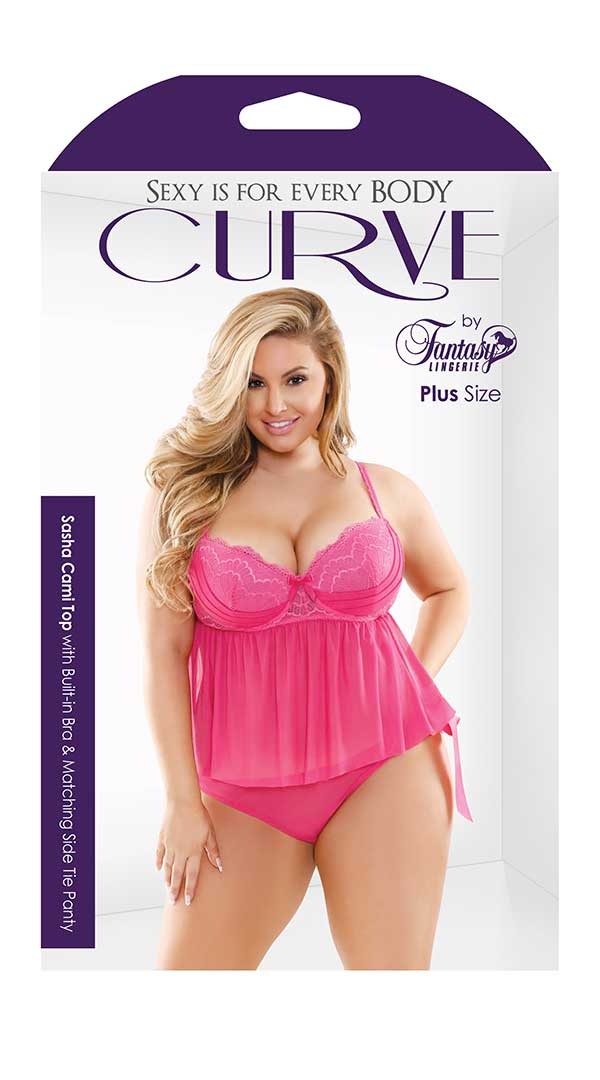 Curve Sasha Cami Top With Matching Panty