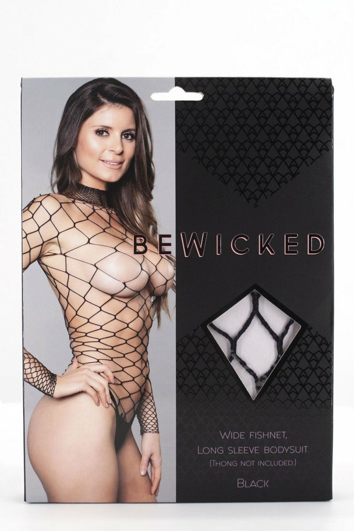Fishnet Long Sleeve Bodysuit: Unleash Your Inner Vixen with Confidence and Style!
