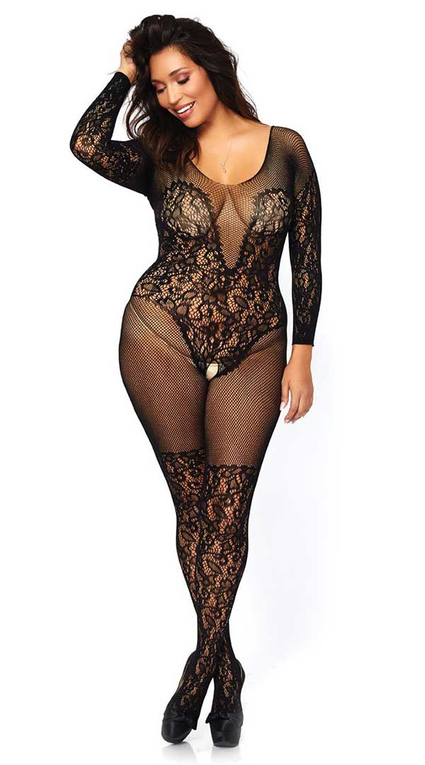 Vine Lace Bodystocking
