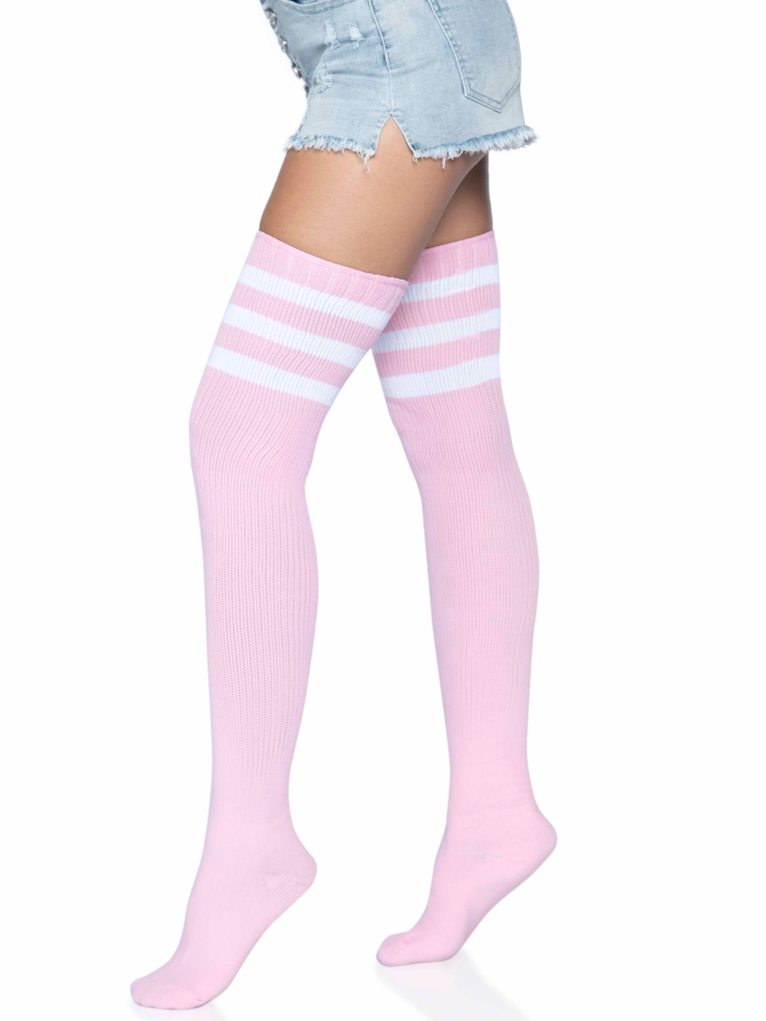 Playful Spirit Athletic Thigh High Stockings