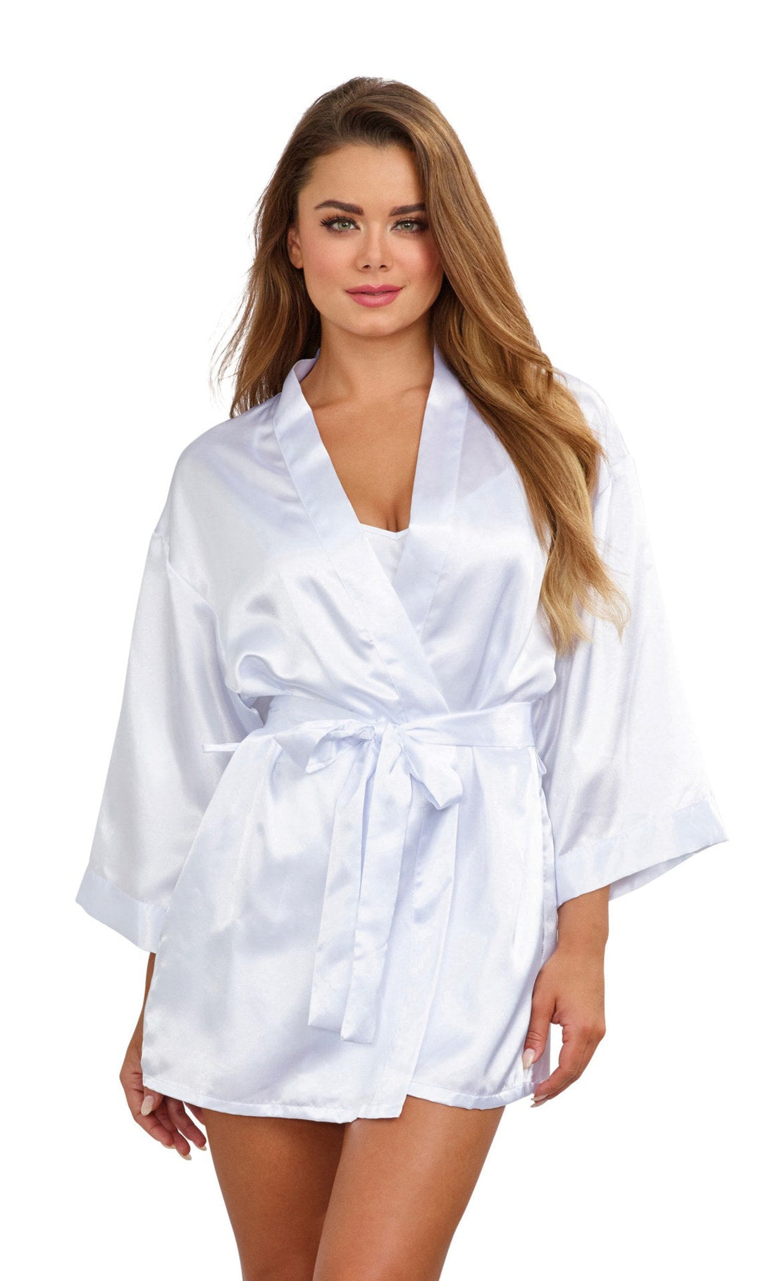 Charmeuse Kimono Robe Set: Sexy, Elegant, and Alluring Lingerie Outfit