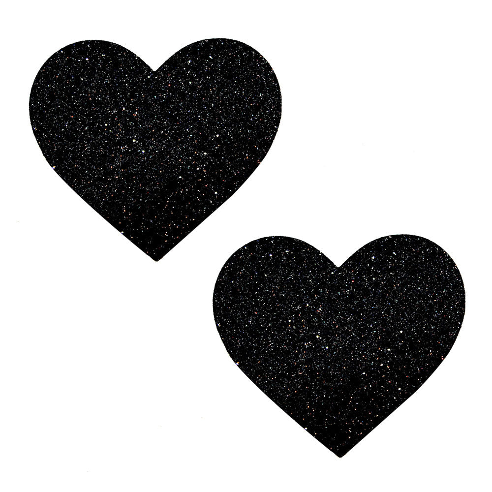 Black Malice Glitter I Heart U Nipztix