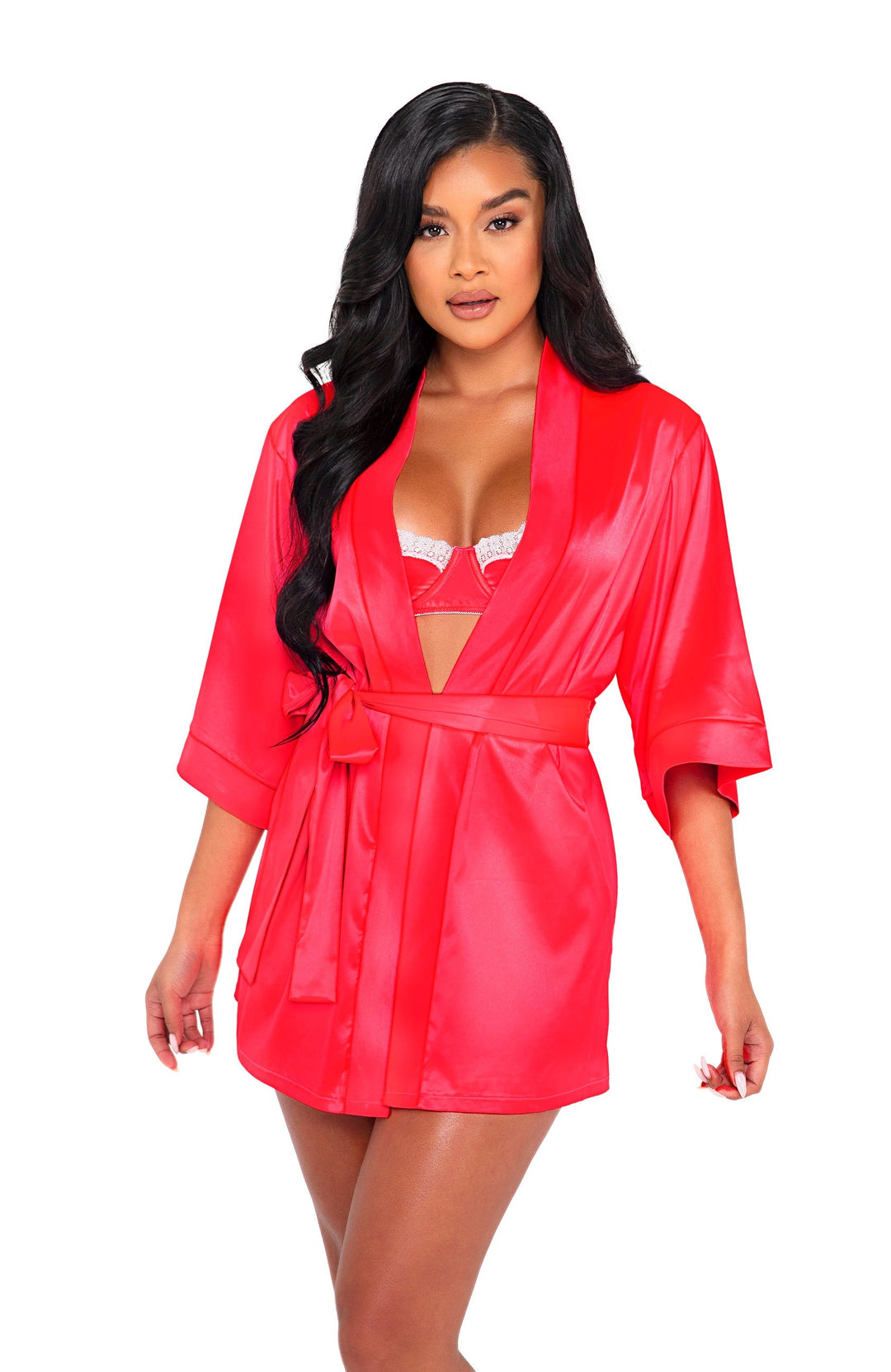 Kiss Satin Bliss Robe