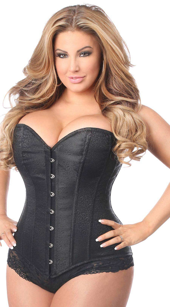 Brocade Corset in Black