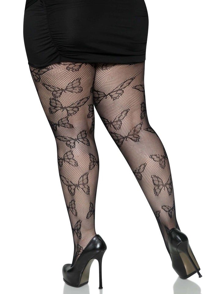 Butterfly Queen Plus Size Tights: Flirty, Fun, and Fabulous