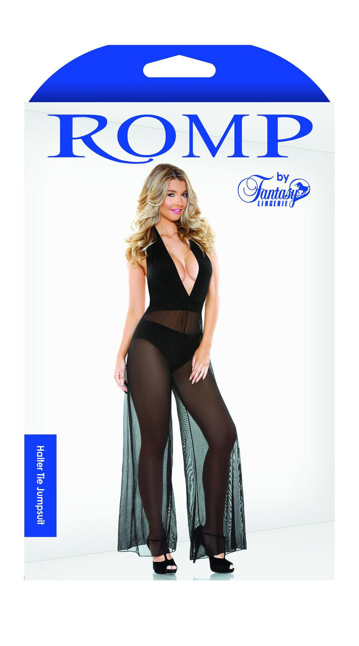Halter Tie Jumpsuit