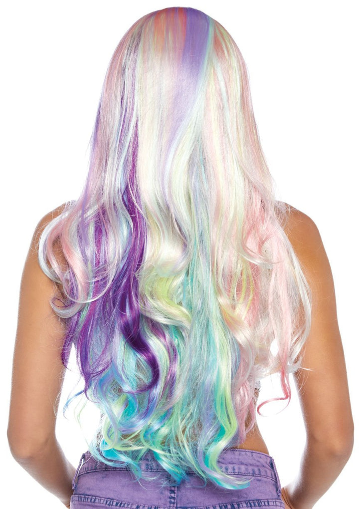 Mer-Mazing Pastel Rainbow Wig for Festivals, Costumes, and Everyday Fabulousness!