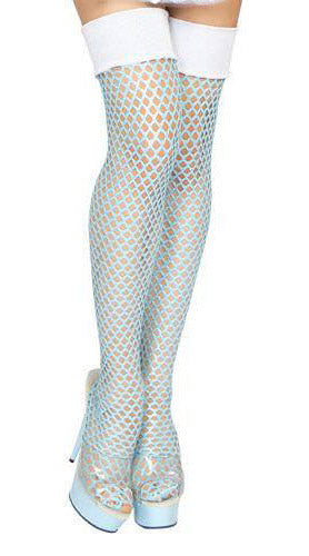 Stockings Fishnet Aqua