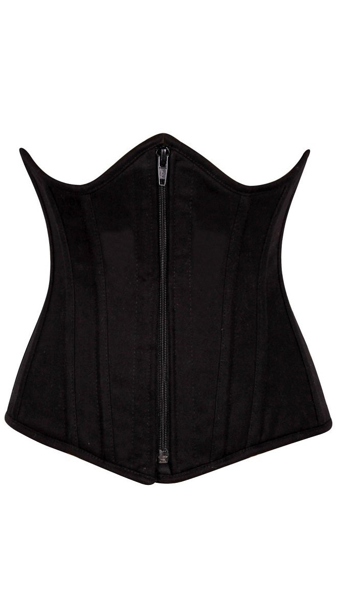 Cotton Underbust Steel Boned Corset