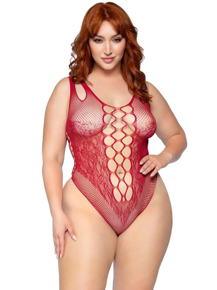 Dangerous Curves Plus Lace Bodysuit