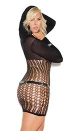 Mini Dress with Hood
