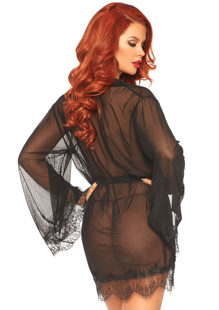 Sheer Short Robe Set: Flirty, Fabulous, Confident.