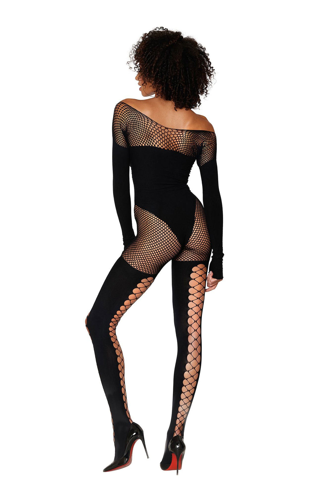 Seamless Fishnet Bodystocking: Seductive and Flattering Lingerie