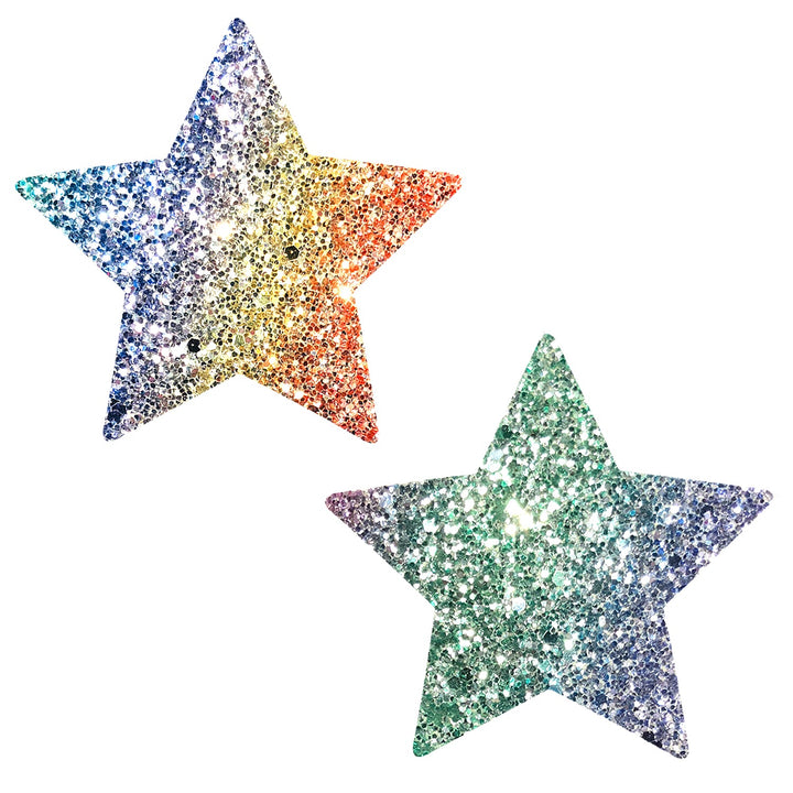 Super Sparkle Chunky Rainbow Nipztix: Sparkle, Shine, and Rock Your Body!