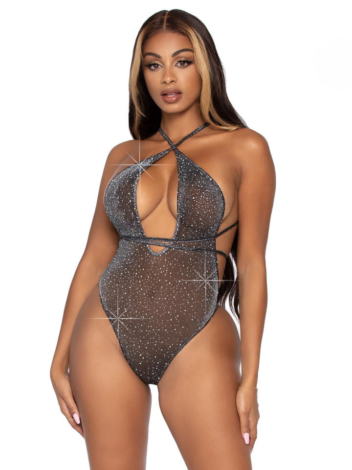 Convertible Rhinestone Lingerie Teddy: Sparkle, Shine, and Feel Confident
