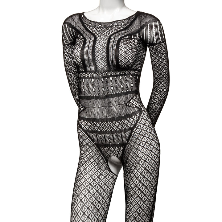 Scandal Lace Full Length Crotchless Bodysuit: Unleash Your Seductive Side!