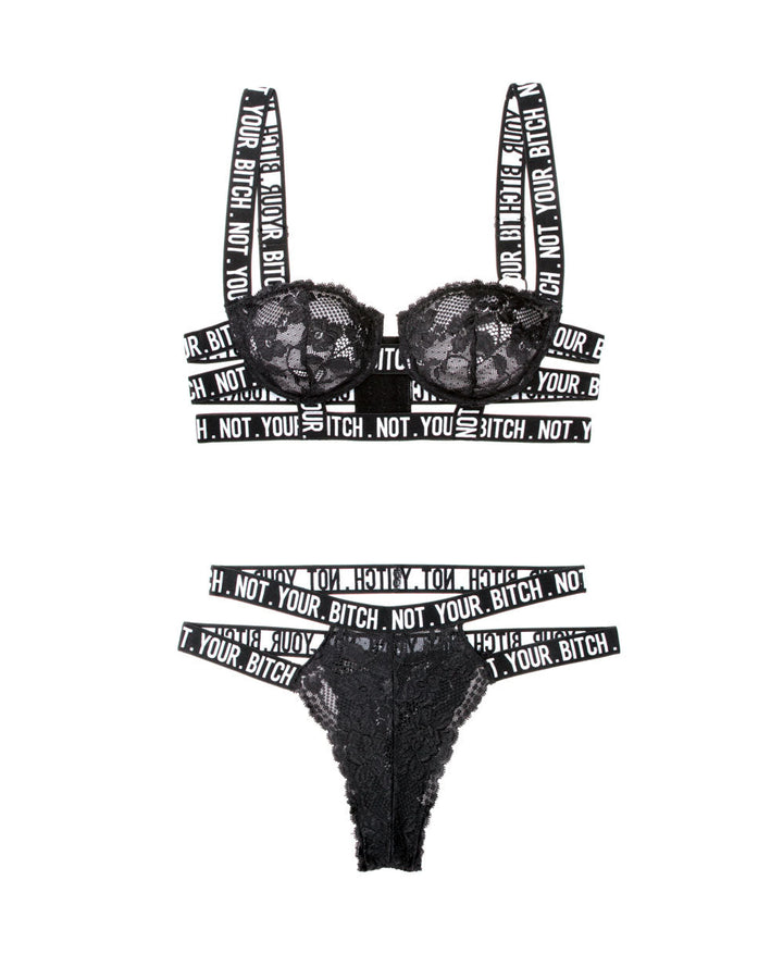Lace Caged Bra & Cutout Panty Set: Unleash Your Inner Bombshell