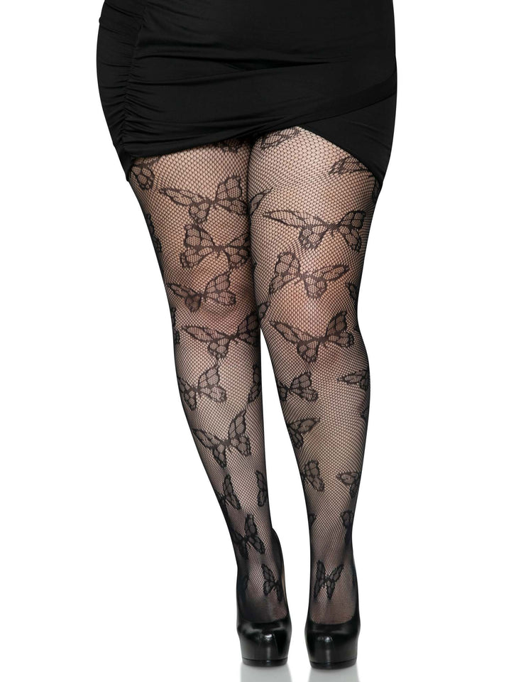 Butterfly Queen Plus Size Tights: Flirty, Fun, and Fabulous