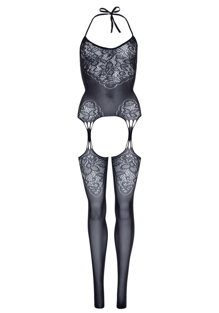 Plus Afterglow Lace Halter Teddy: Sexy, Flattering, and Unforgettable!