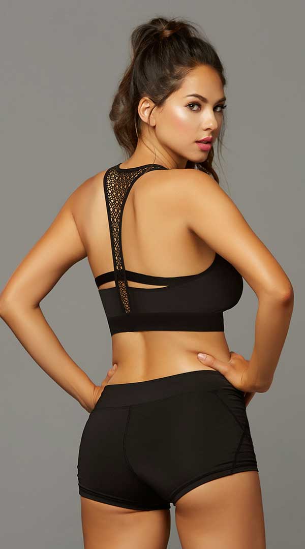 Strike Make It Happen Sports Bra With Netting Inserts