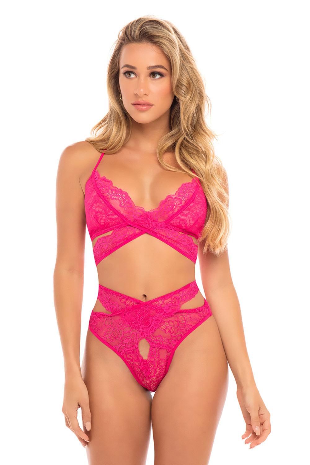 Charlena Lace Wraparound Bra Set: Daringly Sexy and Alluring Lingerie for Confidence and Seduction.