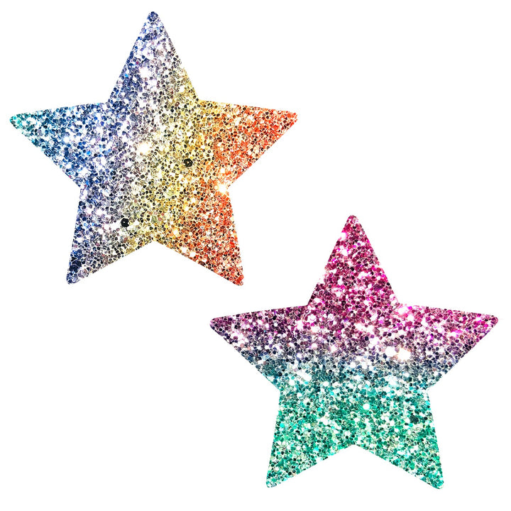 Super Sparkle Chunky Rainbow Nipztix: Sparkle, Shine, and Rock Your Body!