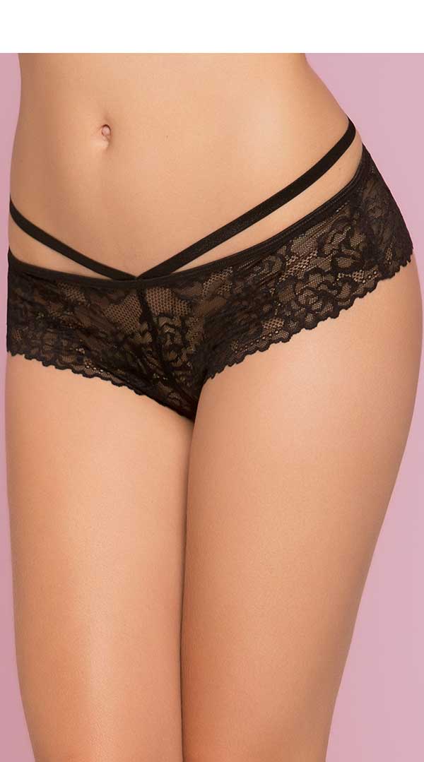 Bianca Rose Galloon Lace Panty - ElegantStripper